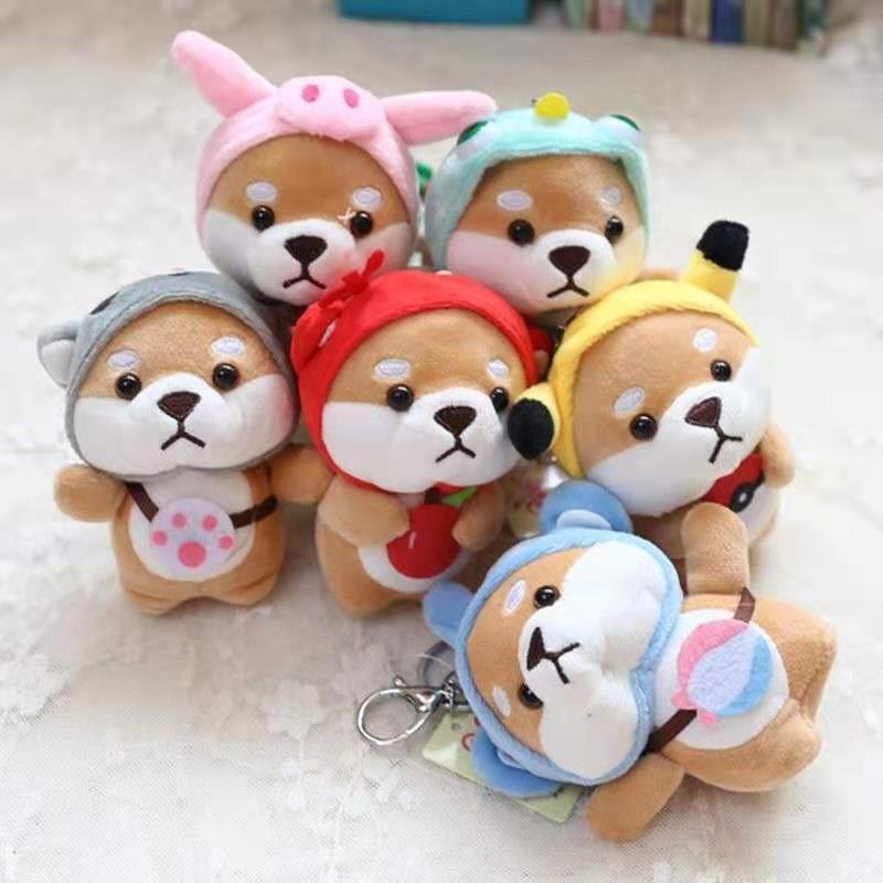 Kawaii Shiba Inu Plush Dog Keychain Keyring Plushie