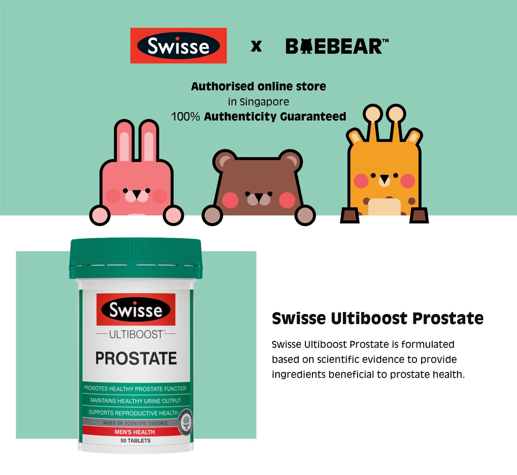 Swisse Ultiboost Prostate 50 tabs [BaeBear.sg] | Shopee Singapore