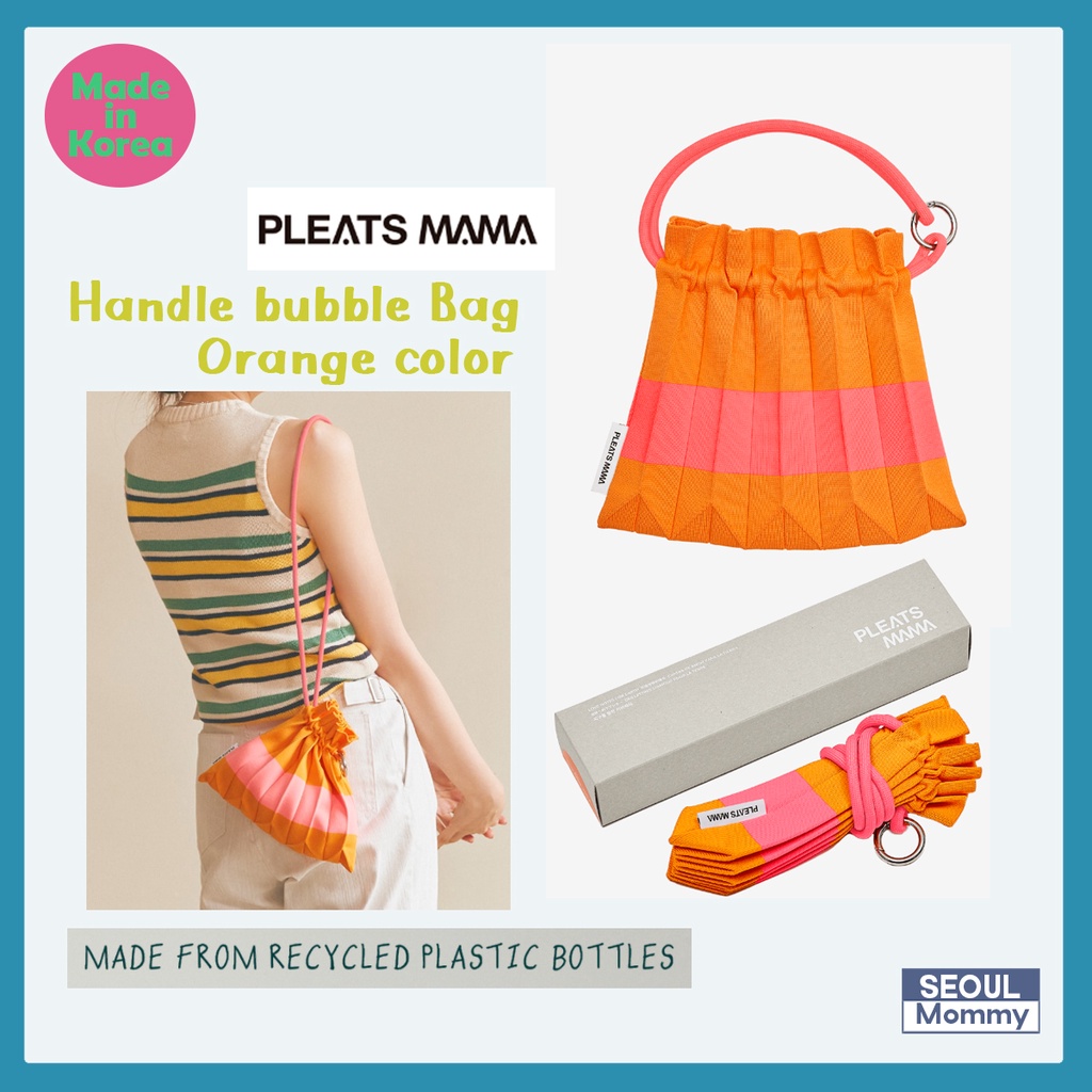 【PLEATS MAMA】Knit Pleats Handle Bubble Bag ( 3 COLOR) PLEATS MAMA】Knit Pleats Handle Bubble Bag ( 3 COLOR)