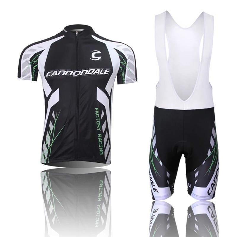 Factory Sale Cannondale bike cycling jersey set men Bib Shorts Gel