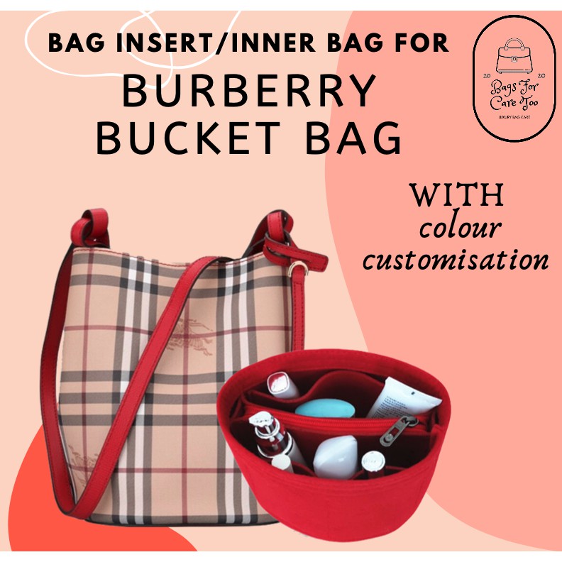 bag organiser burberry bucket bag bag insert bag organizer Shopee Singapore