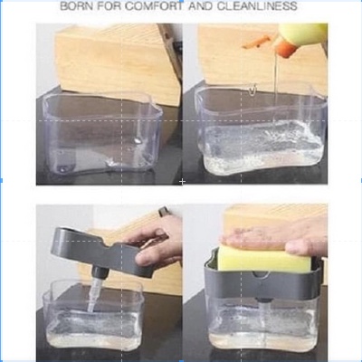 Dreamyhouse Dispenser Sabun Cuci Piring 2 in 1 Pump - Gambar 3