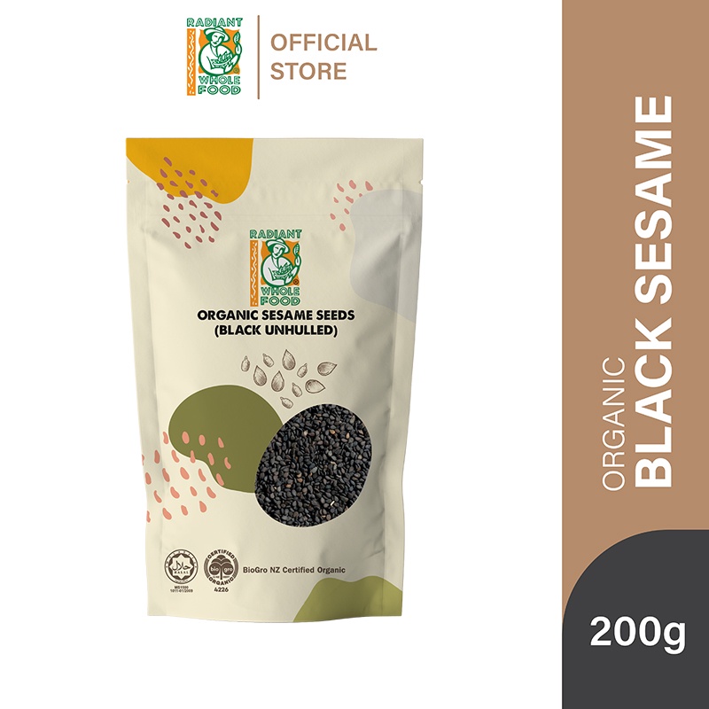 Radiant Organic Black Sesame (200g) | Shopee Singapore