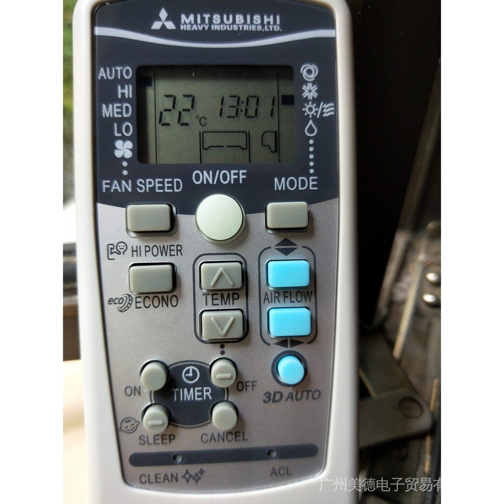 for Mitsubishi Heavy Industry aircon remote control RKX502A001 | Shopee ...