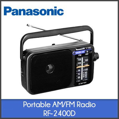 Panasonic RF-2400D Portable AM/FM Radio | Shopee Singapore