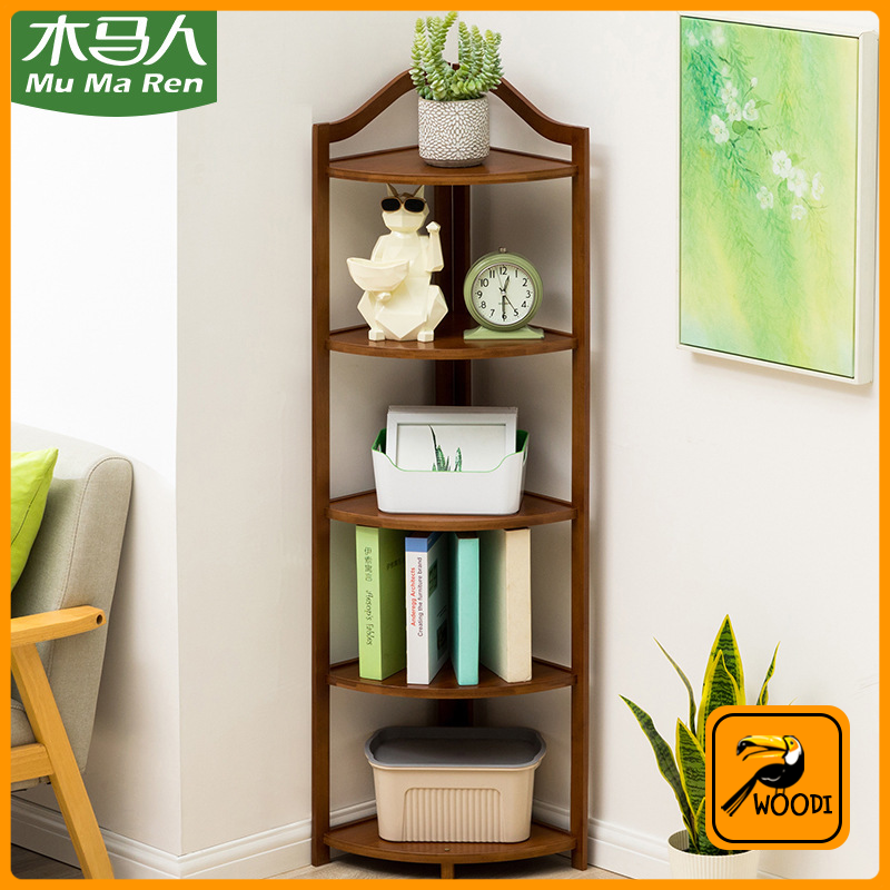 Corner Rack Artifact Shelf Wood Corner Display Shelf Shopee Singapore