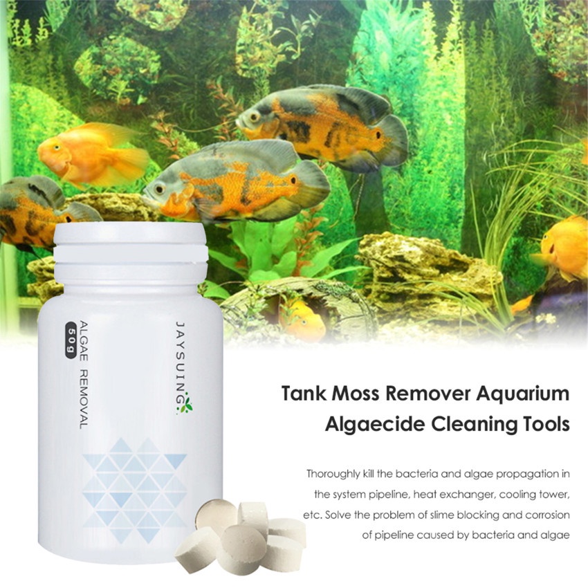 Tank Moss Remover Algae Repellent Agent Aquarium Algaecide Cleaning