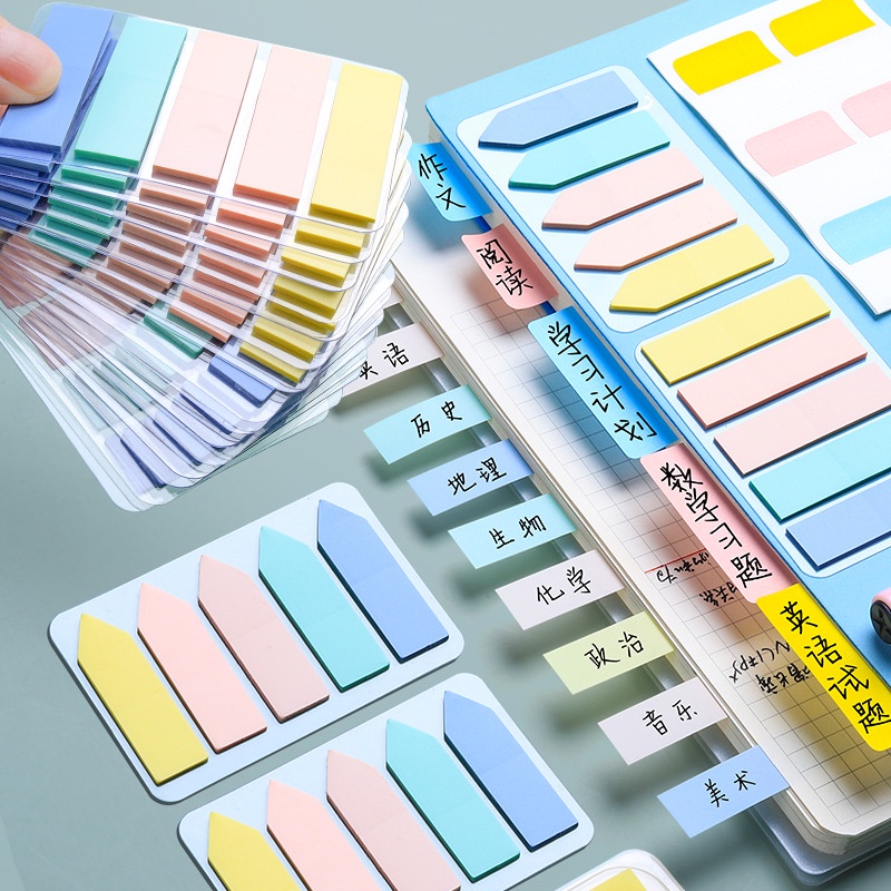 Post-it note tearable sticker waterproof index label girl heart small ...