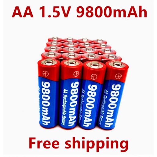 1.5V Alkaline AA Rechargeable Battery Cell, 16PCS 