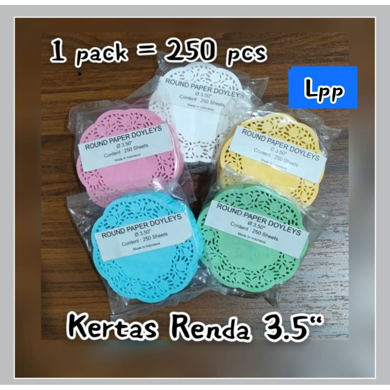 [250 pcs] Lace Paper / Doyleys Paper size 3.5