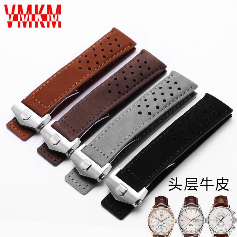 Watch in hot sale leather belt