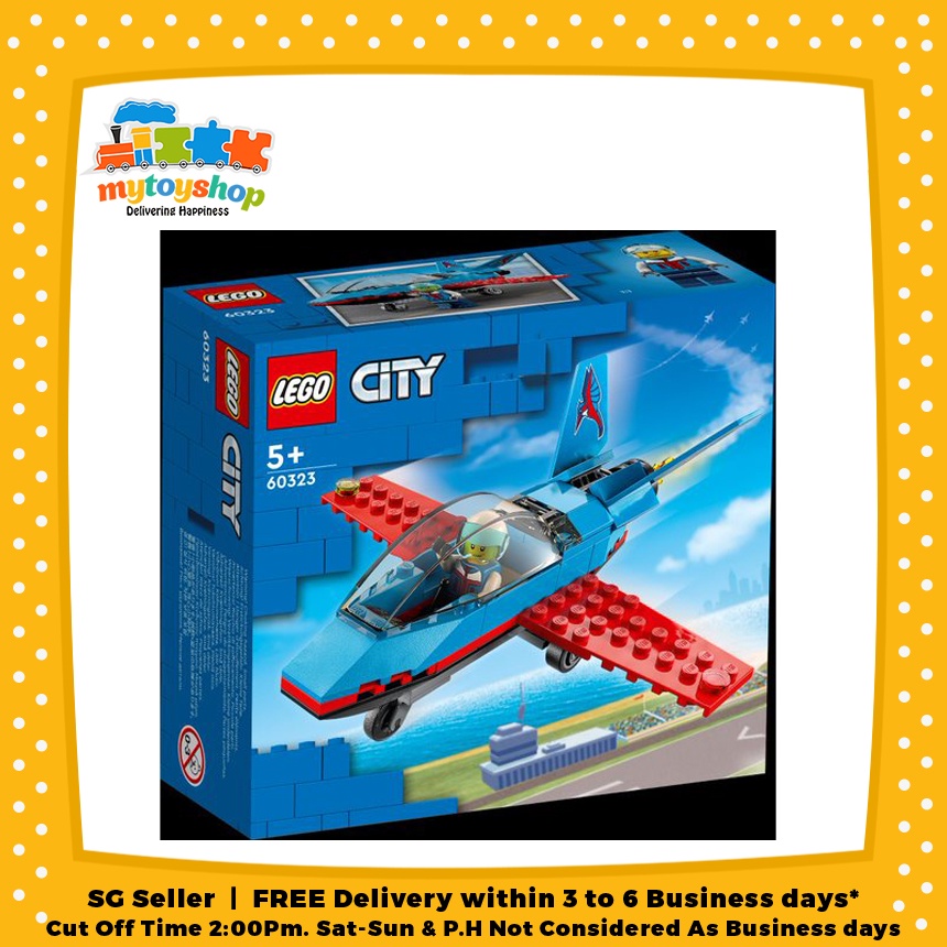 LEGO 60323 City Stunt Plane Shopee Singapore