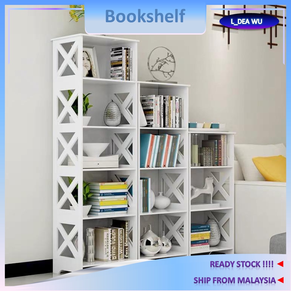 DIY Rak Buku Ikea Style Bookshelf Furniture Office Rack File Stationery