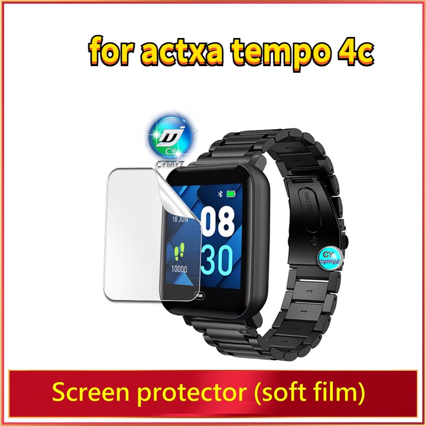 actxa tempo 4c Smart Watch Screen Protector Cover TPU Soft Protective