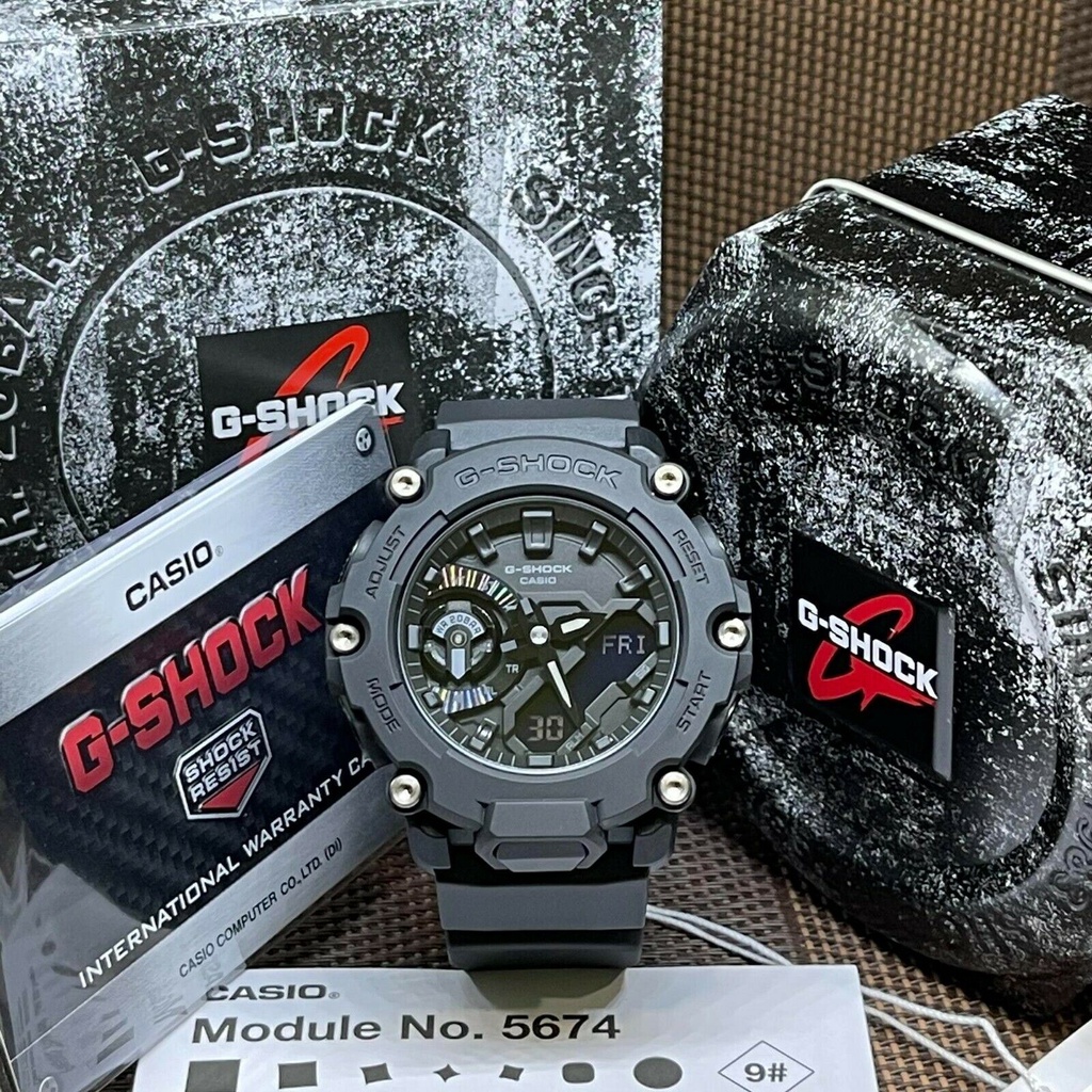 Casio G-Shock GA-2200BB-1A Carbon Core Guard Black Out Edition Ana ...