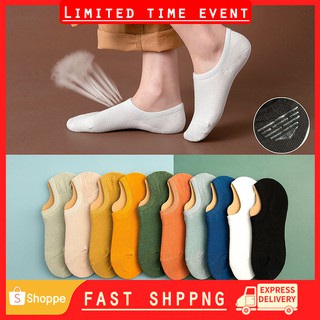 Men's Boat Socks Summer Ultra-thin Mesh Breathable Low Cut Ankle Sock  Slippers Silicone Anti-slip Invisible No Show Socks Men - AliExpress
