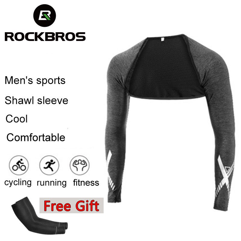 ROCKBROS Men Sleeve Shawl Sleeve Driving Cycling Summer Cool Ice Anti-UV Arm
