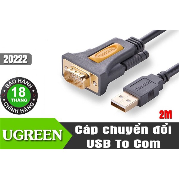 Ugreen 20222 USB 2.0 to COM RS232 Converter Cable 2 meters long ...