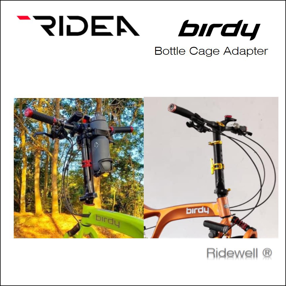 Ridea Bottle Cage Adapter Single Arm Double Arm for Birdy 3