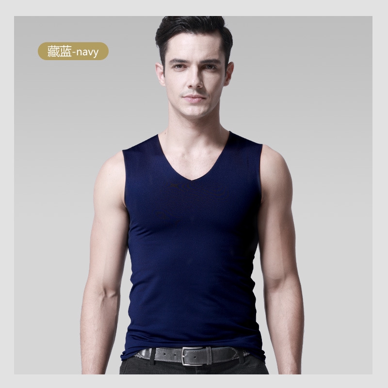 Ready stock plus size Men's ice silk singlet vest | Shopee Singapore