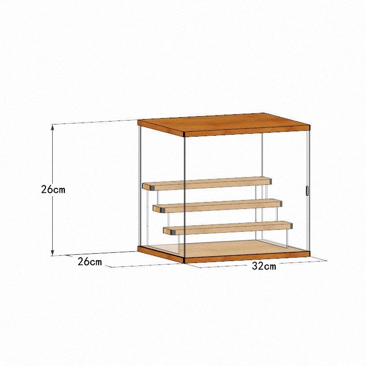 YOULITE Acrylic Display Box Storage Shelf Figurine Display Case Lego