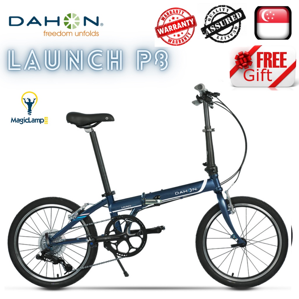 Dahon P8 Launch 2000 8 Speed Folding Bike SG Seller Magiclamp123