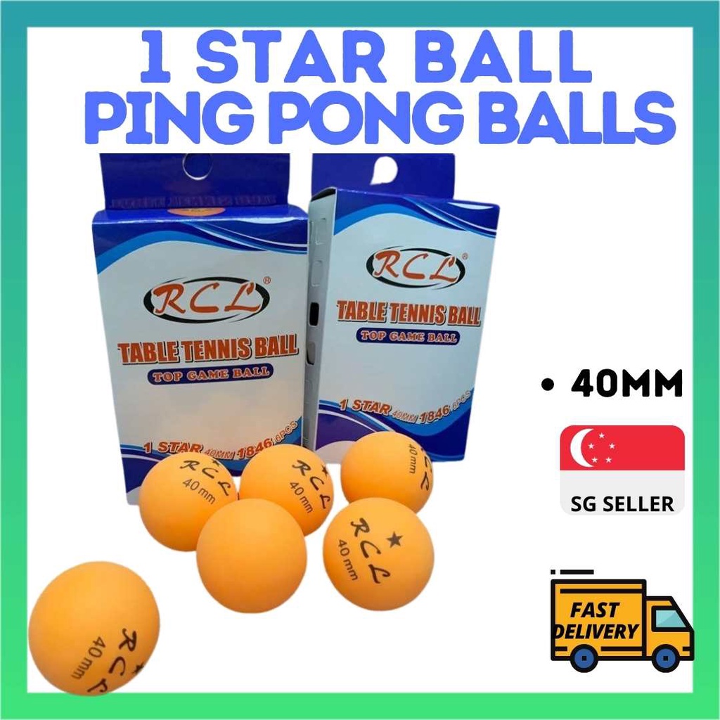 [SG FAST DELIVERY] [12 PINGPONG SET] TABLE TENNIS BALL 40mm BALLS PING ...