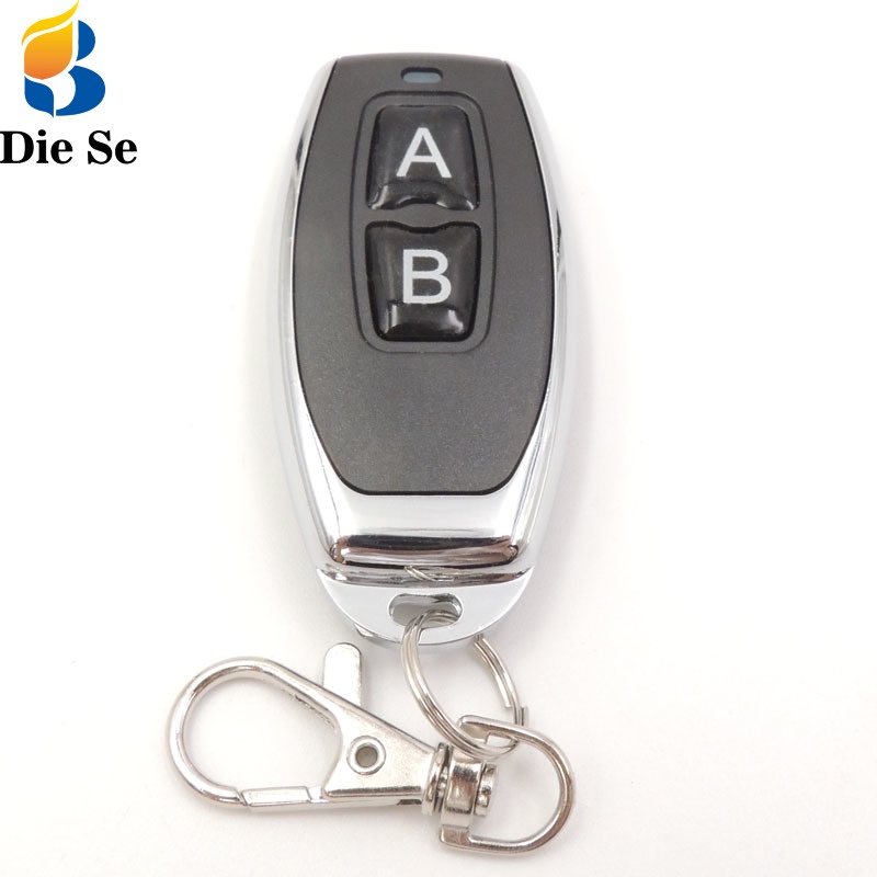 433Mhz Wireless Remote Control 2 buttons EV 1527 Learning Code ...