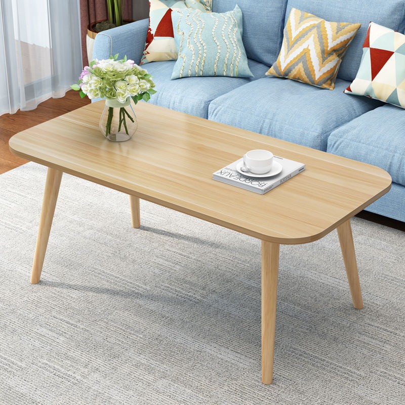 Coffee table oval table living room coffee table small side table Nordic  style coffee table economical square table