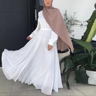 Double layered clearance chiffon abaya