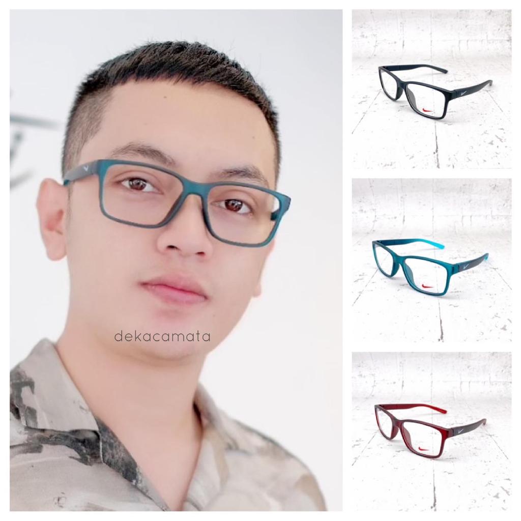 Men's Tonda Square Sporty Anti-Radiation Minus Glasses Frames, Light ...
