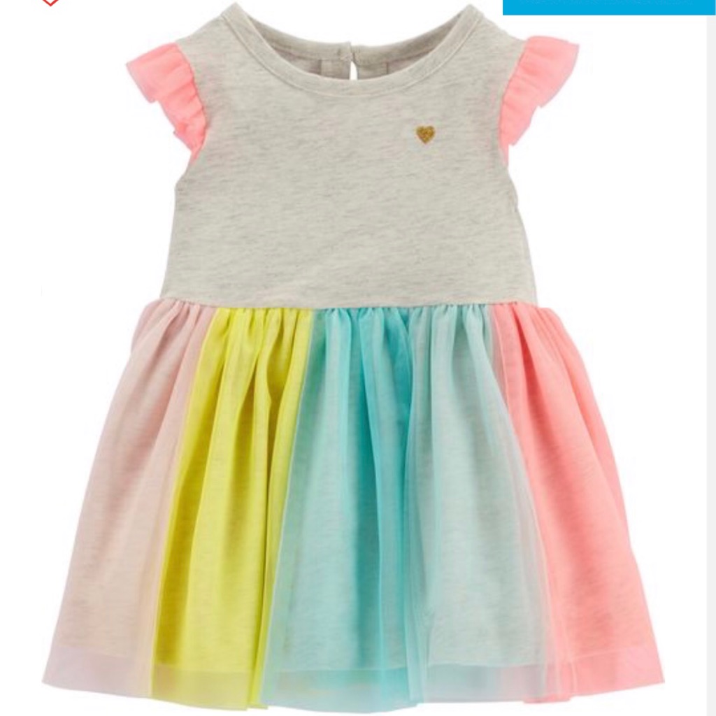 Carters rainbow tutu outlet dress