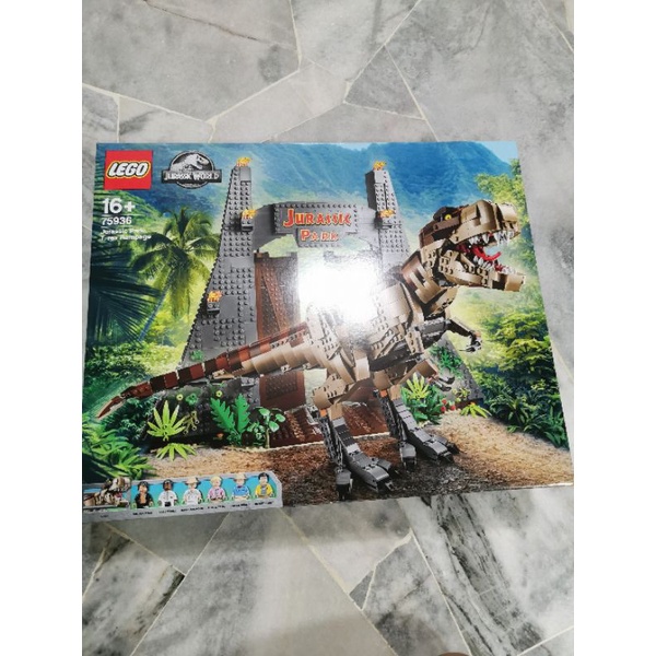 Lego Jurassic World 75936 Jurassic Park: T. rex Rampage | Shopee Singapore