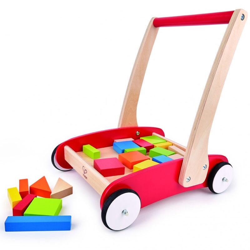 Hape 8259 Trolley With Block Walker Shopee Singapore