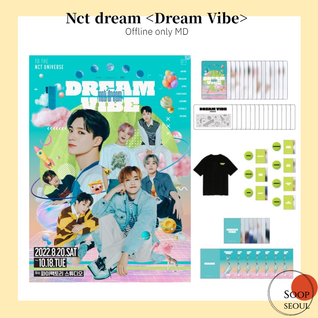 ブランド通販サイト NCT DREAM VIBE バンコク ポップアップ ユニフォーム マーク アイドル