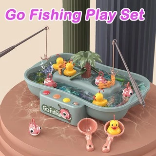 Electric Rotating Fishing Game For Kids 