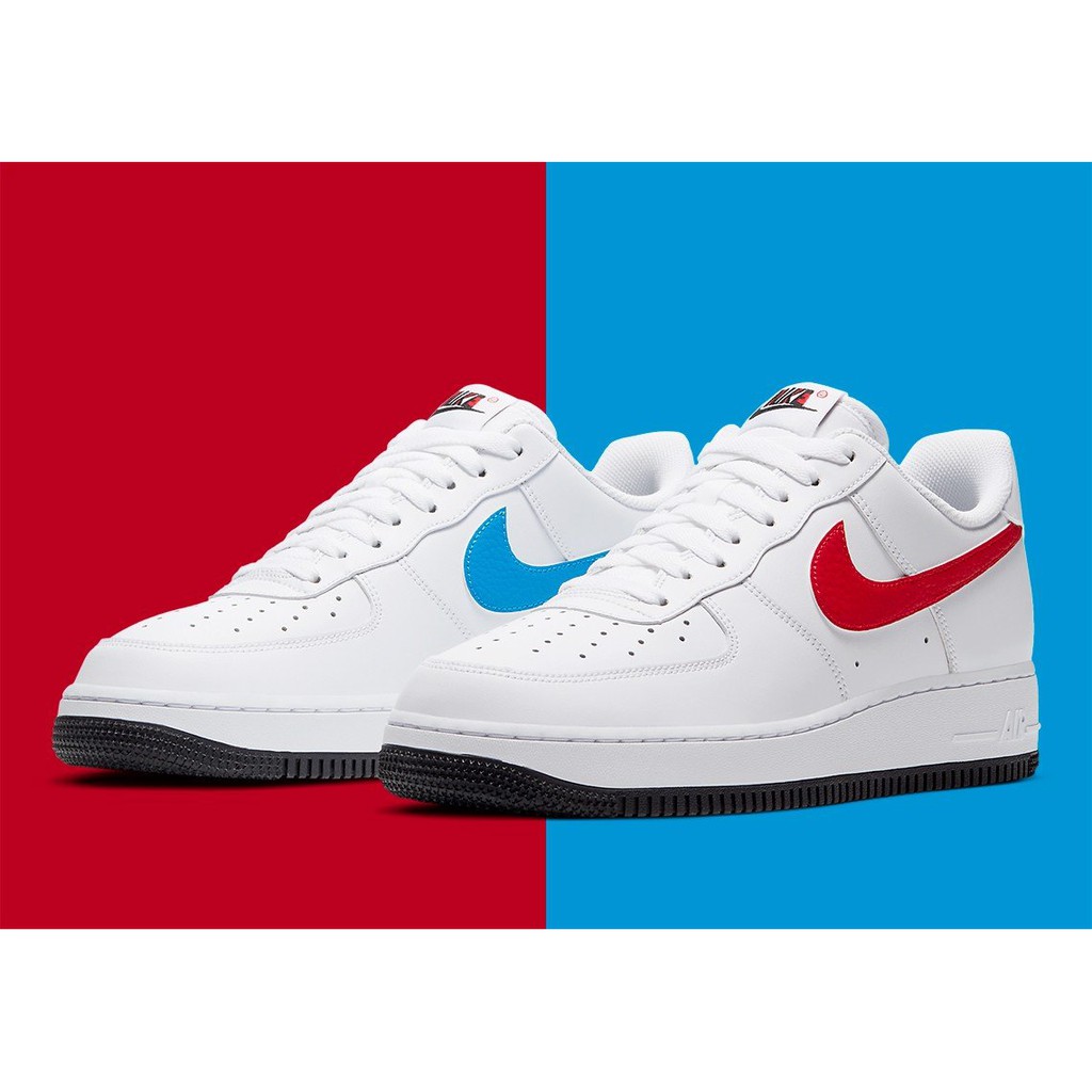 nike red blue shoes