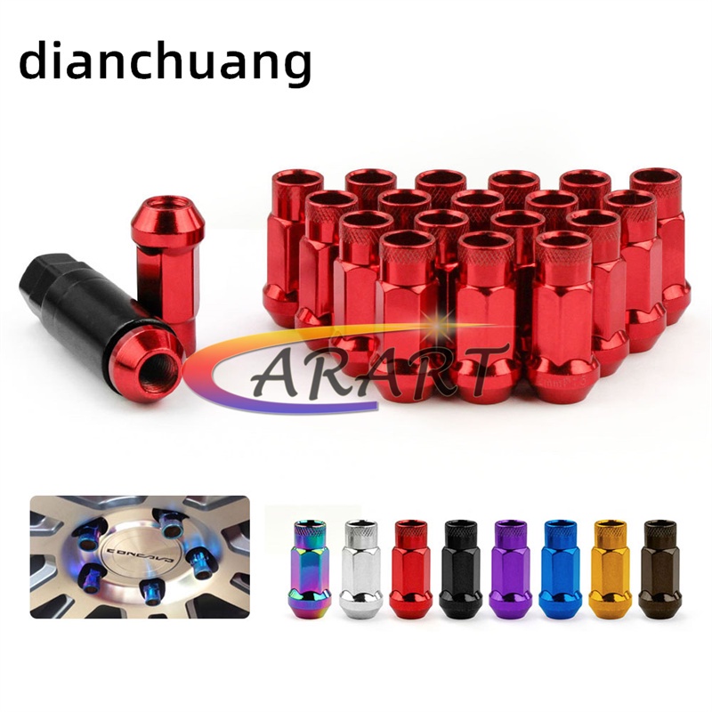 Wheel Mate® 32926NP - Muteki SR35 Neon Cone Seat Closed End Lug Wheel Installation Kit