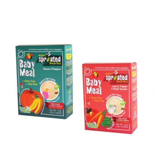 LoveEarth Organic Sprouted Brown Rice Baby Meal (20g x 6 sachets ...