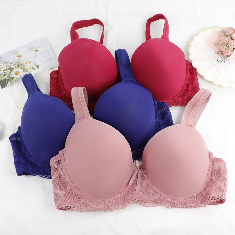 PARIFAIRY seamless bra with wire bra plus size for women 38D 40D 42D ...