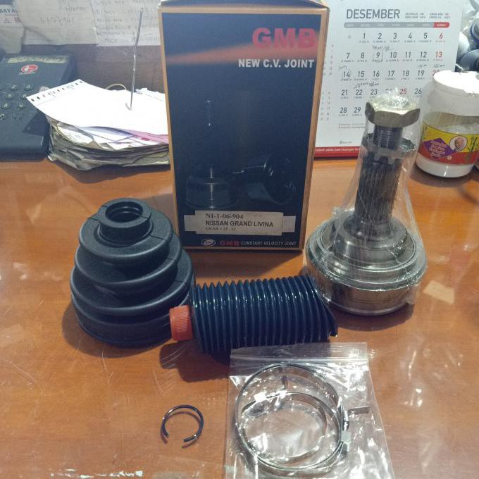 Gmb Cv Joint Outside Ni-1-06 - 904 Nissan Grand Livina Manual (Code 001 ...