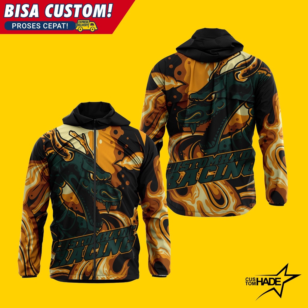 Custom hell racing Jacket| Fullprint racing Start Jacket / waterproof ...