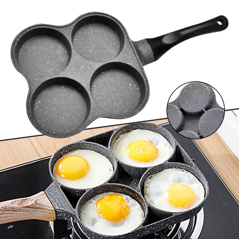 Frying OmeletPan Pot Thickened Omelet Pan Non-stick Burger Egg Ham ...