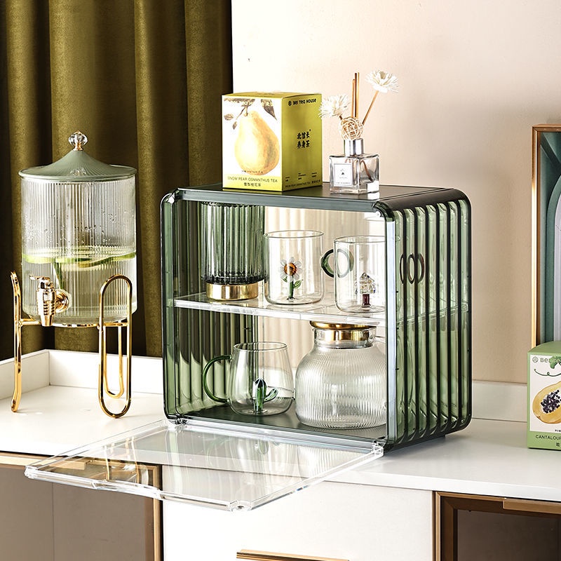 DustProof Glass Storage Rack Household Cups Storage Rack Acrylic Cup