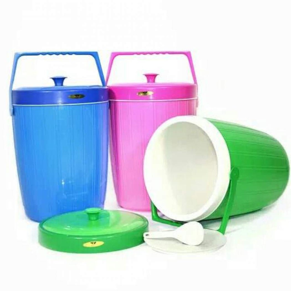 TERMOS Rice / Ice Bucket MASPION 14 Liter Thermos / Rice / Ice Bouquet ...