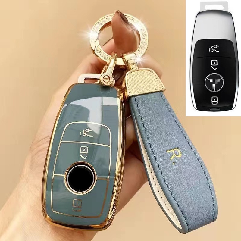 Suitable for Mercedes-Benz W204 W205 W211 W203 W210 GLA CLA TPU car key ...