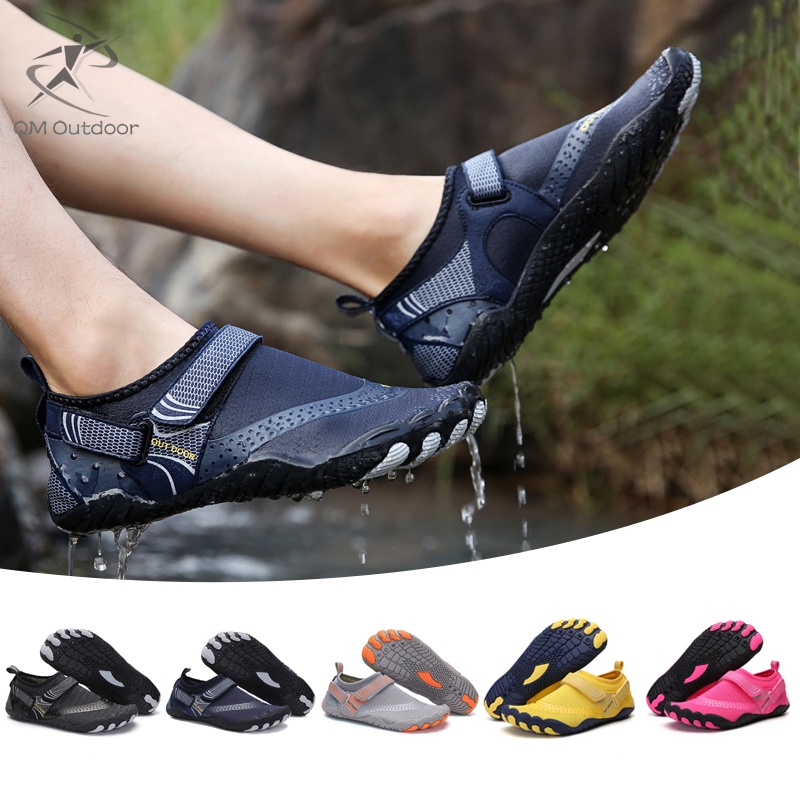 Hiking Men's Aqua Shoes walking Breathble Fishing Shoes Women wading shoes  Anti-slip Water Shoes sports Upstream hiking sneakers