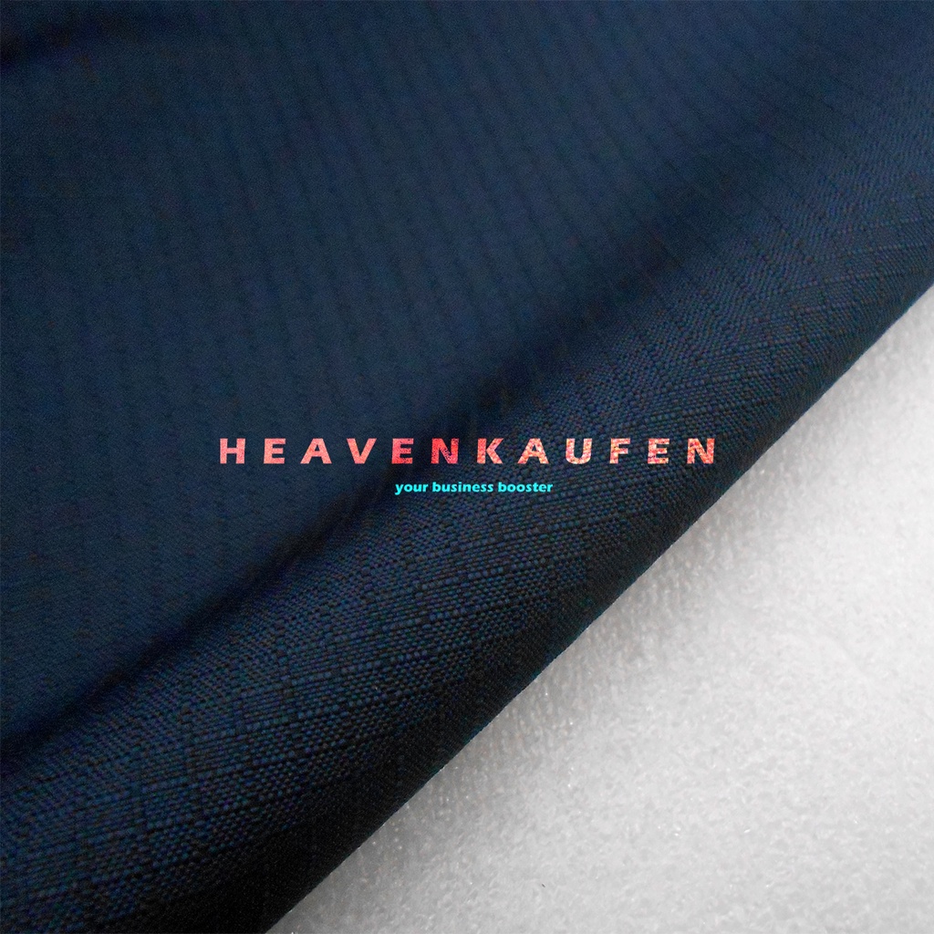 Micro Ripstop Fabric With Small Plaid Navy Blue Color For Hammock