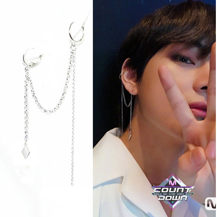 Clip on sale earrings bts