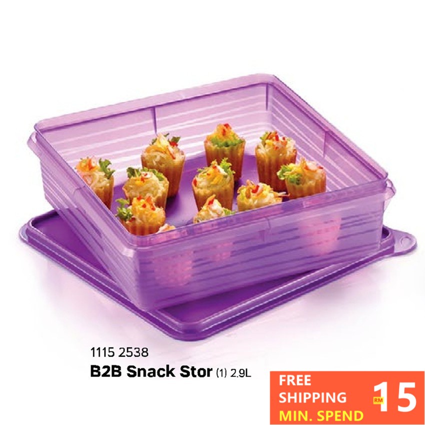 Tupperware B2B Snack Stor (1) 2.9L | Shopee Singapore